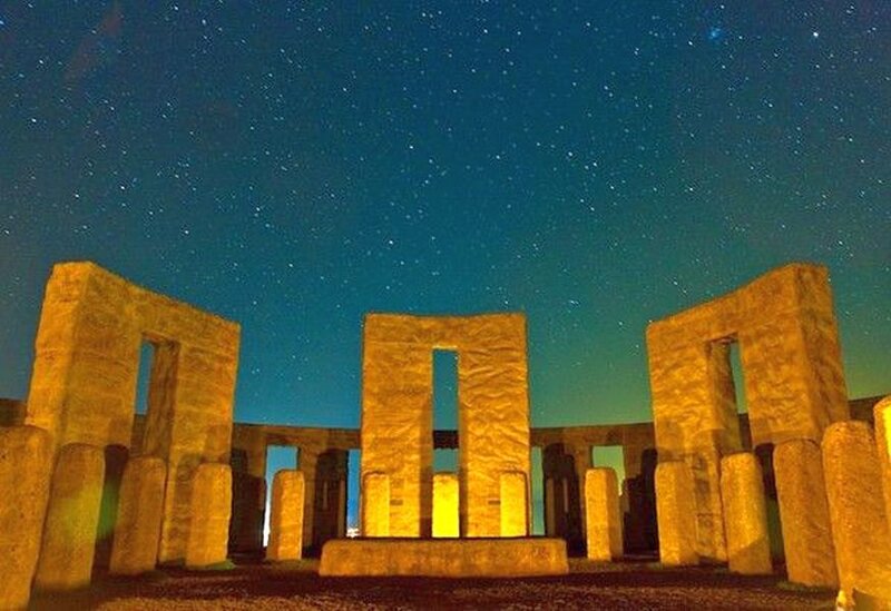 Stonehenge at Night — Blue, Serene