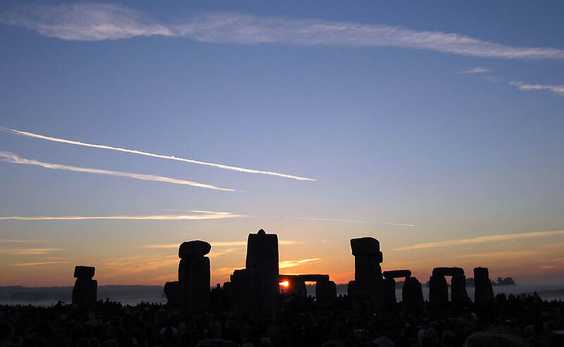 Stonehenge at Sunrise — Blue