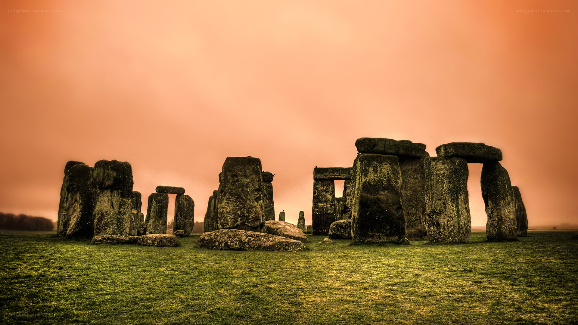 Stonehenge at sunset
