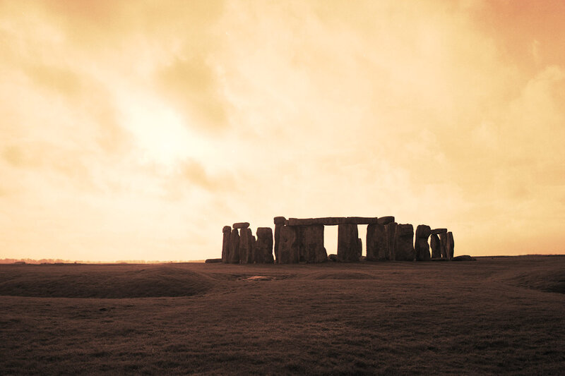 Stonehenge at sunset