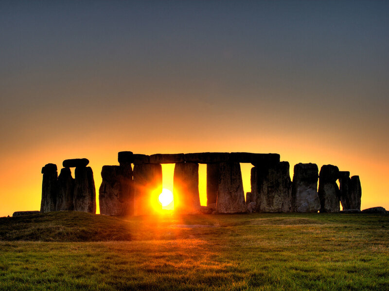 Stonehenge at sunset