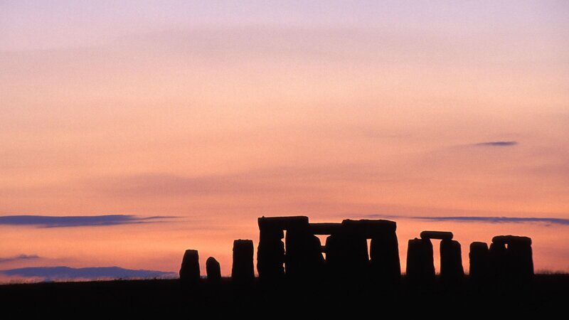 Stonehenge at sunset