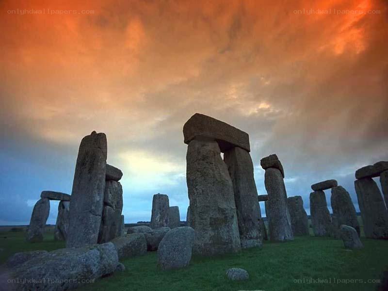 Stonehenge at sunset