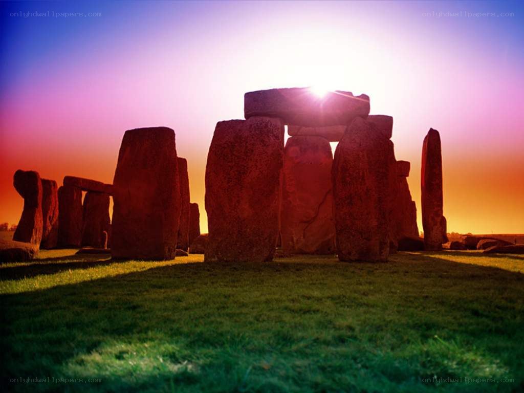 Stonehenge at sunset