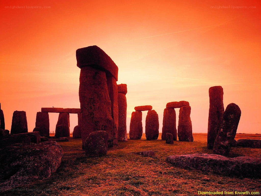 Stonehenge at sunset