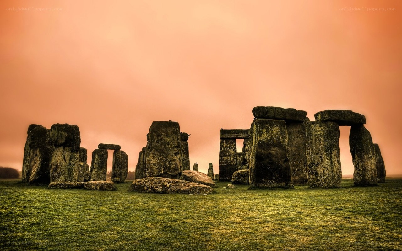 Stonehenge at sunset