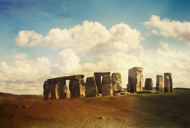 Stonehenge Monument — Blue, Dramatic