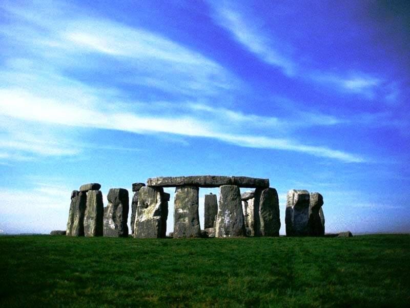 Stonehenge Monument — Blue, Serene