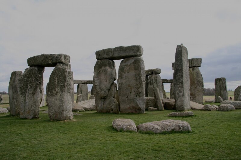 Stonehenge Monument — Green, Overcast