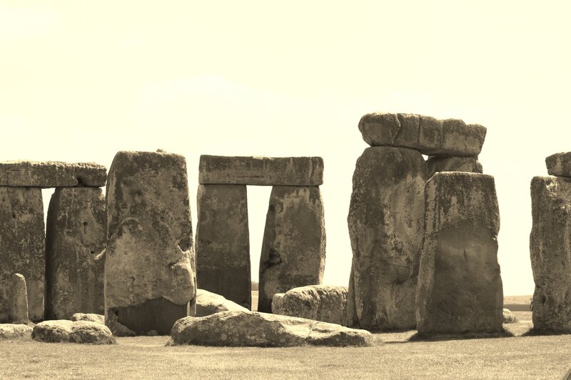 Stonehenge Monument — Sepia