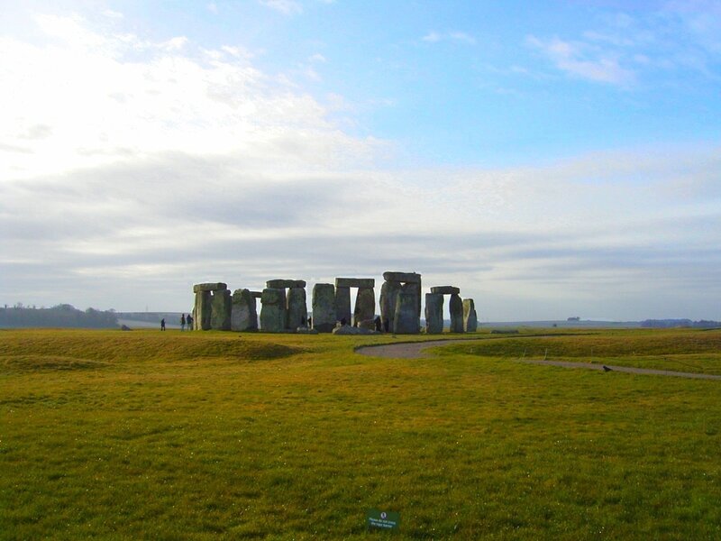 Stonehenge on a cloudy day