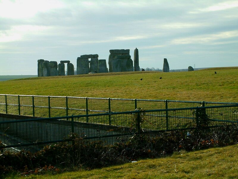 Stonehenge on a cloudy day