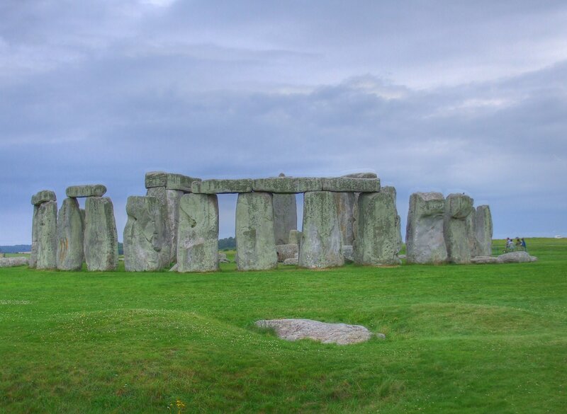 Stonehenge on a cloudy day