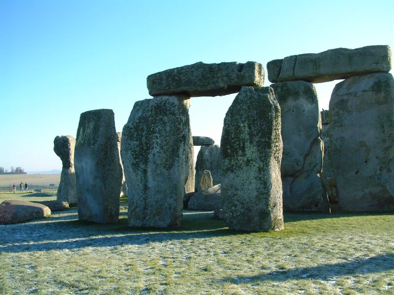Stonehenge on a frosty morning