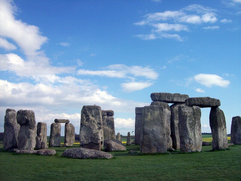 Stonehenge Stones — Blue, Serene