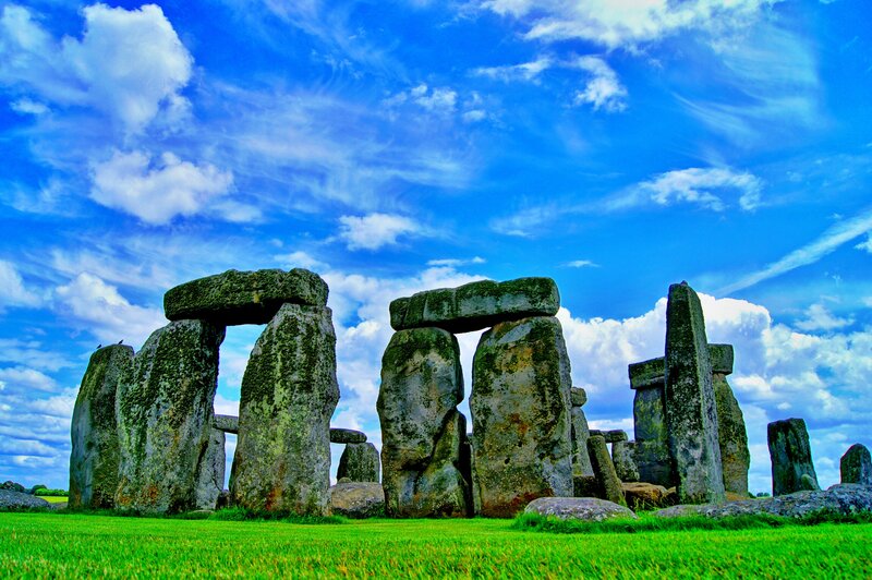 Stonehenge Stones — Blue