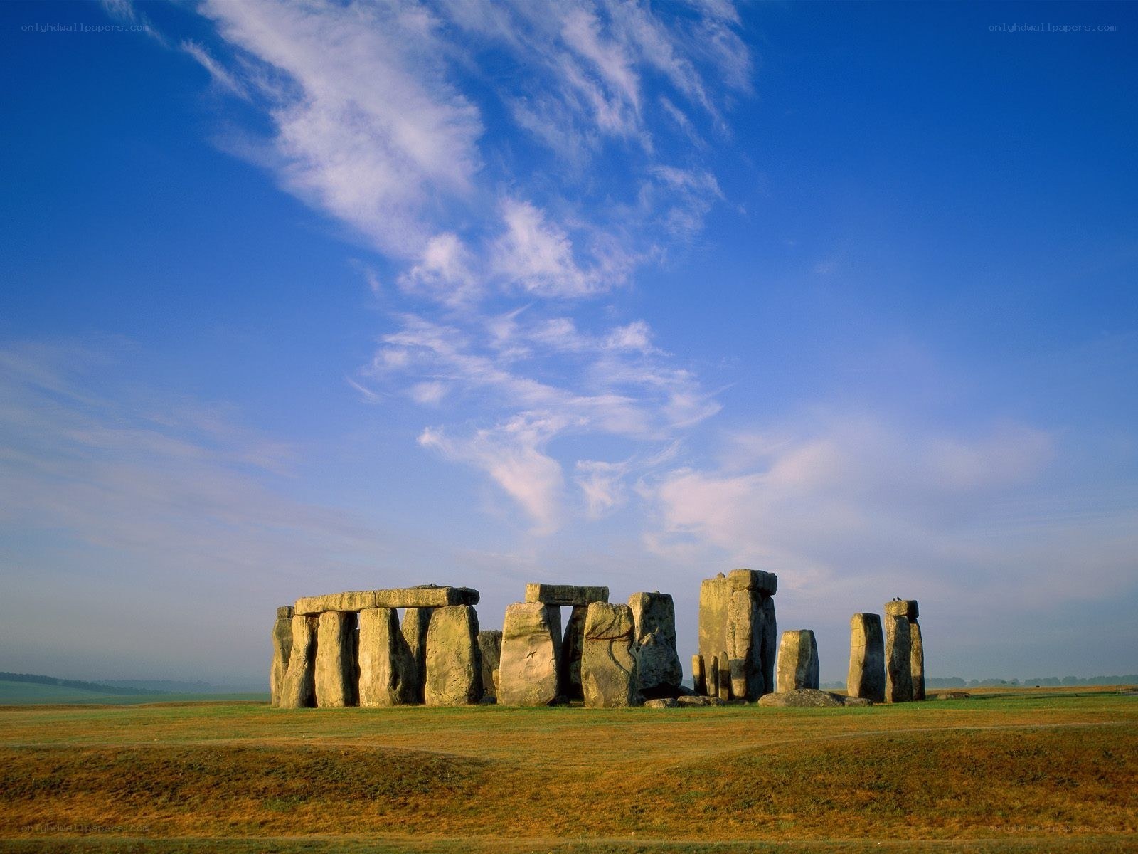 Stonehenge under blue sky