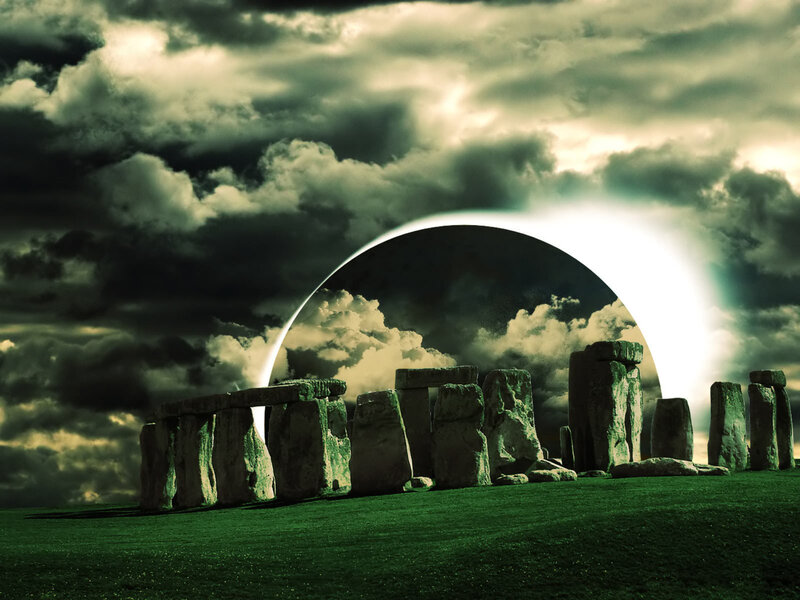 Stonehenge under Eclipse