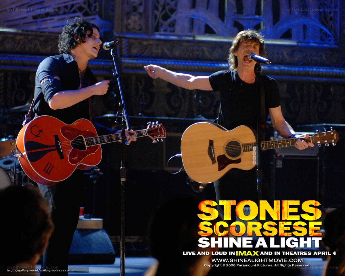 Stones and Scorsese perform
