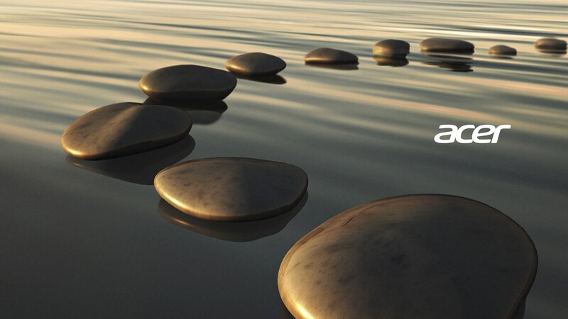 Stones in Water — Gray