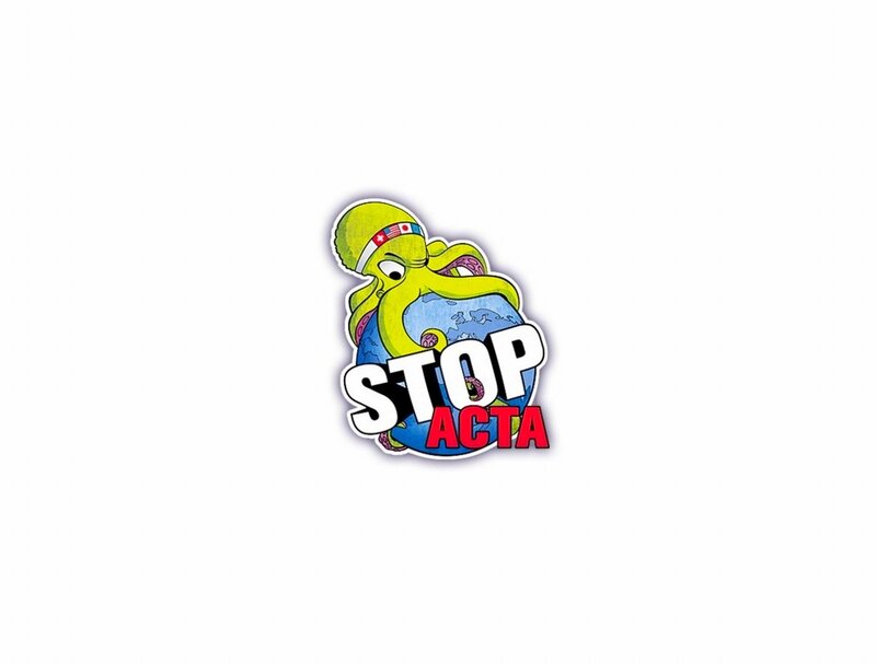 Stop ACTA sticker