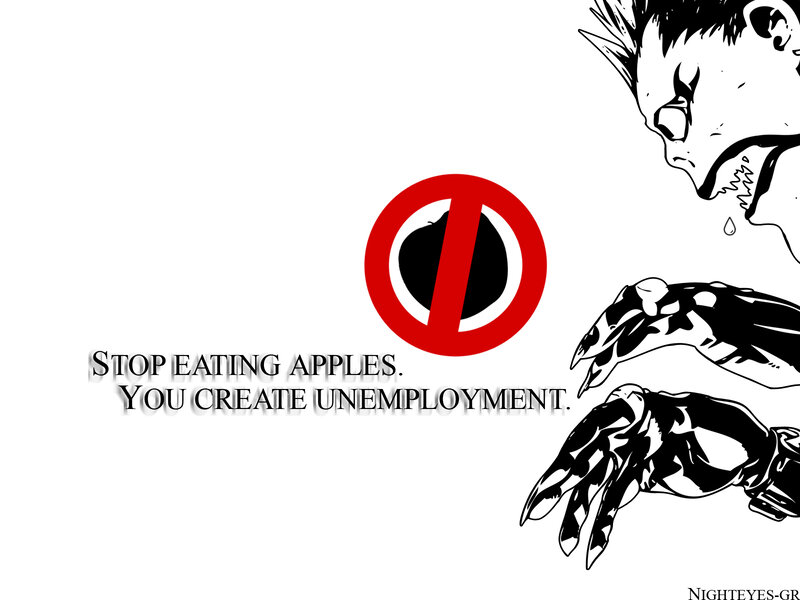 Stop eating apples