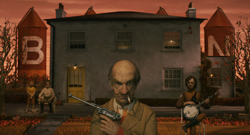 Stop-motion animation scene