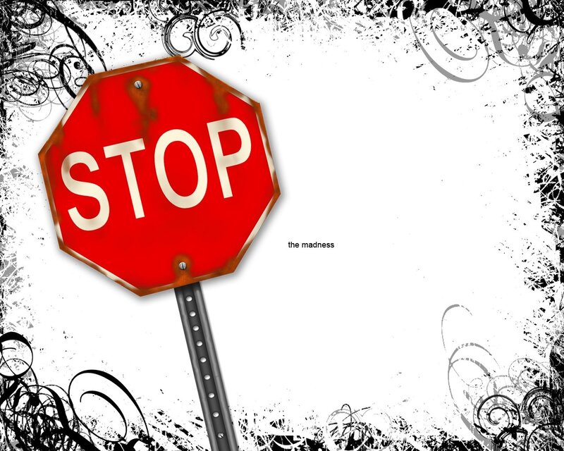 Stop Sign on Pole