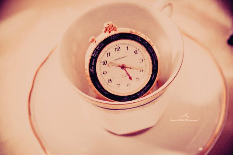 Stopwatch in Teacup