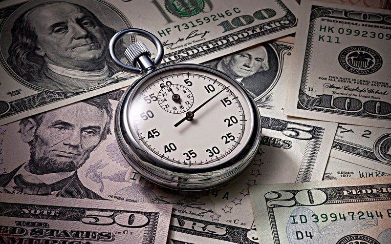 Stopwatch on Money
