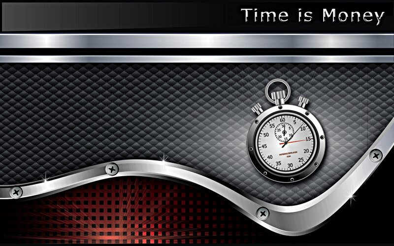 Stopwatch on Textured Background