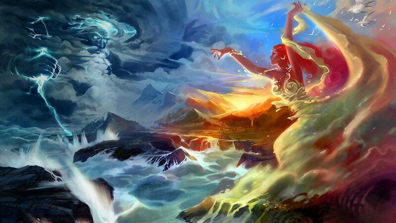 Storm and Sunlight Goddess