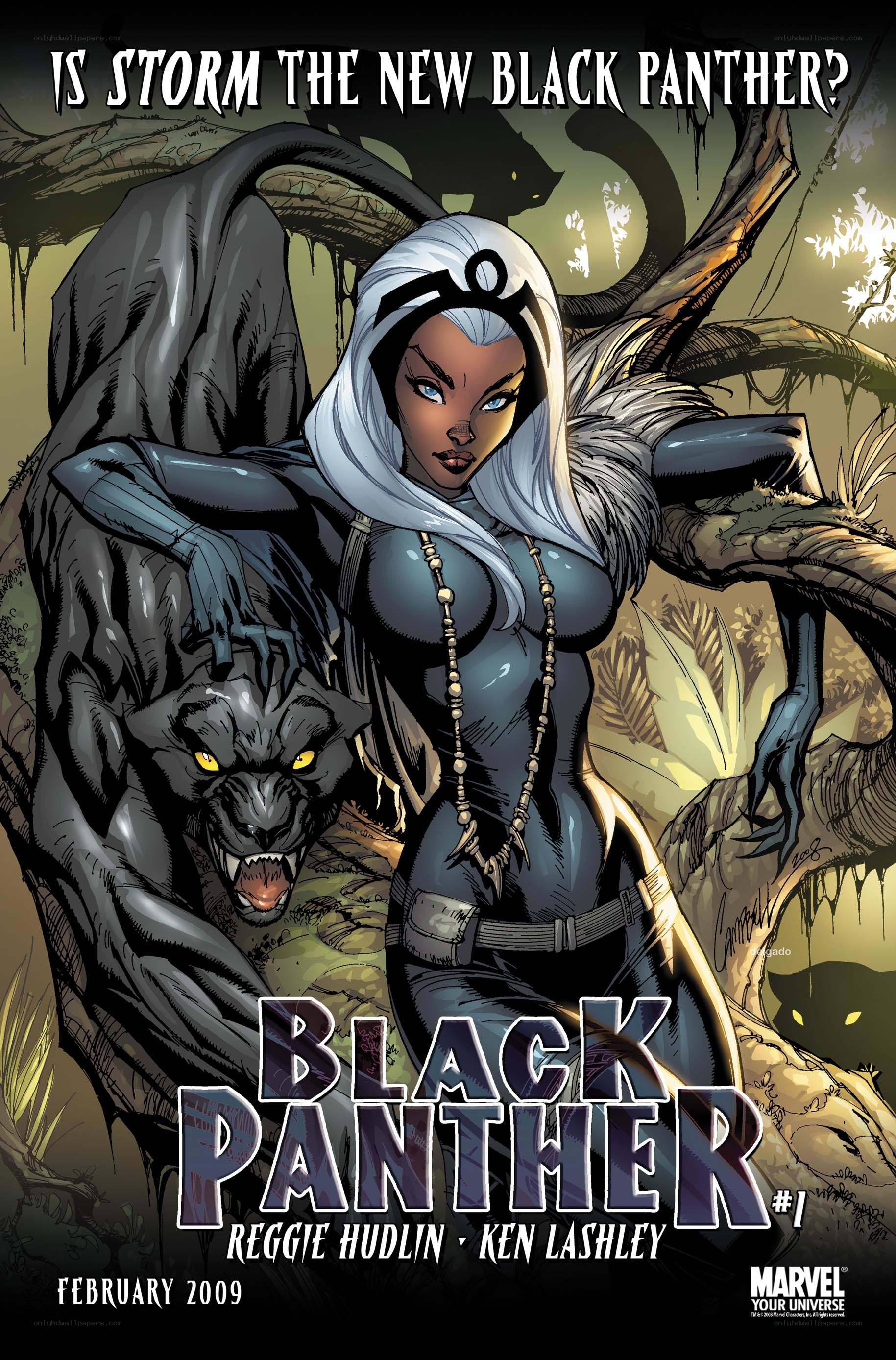 Storm as Black Panther