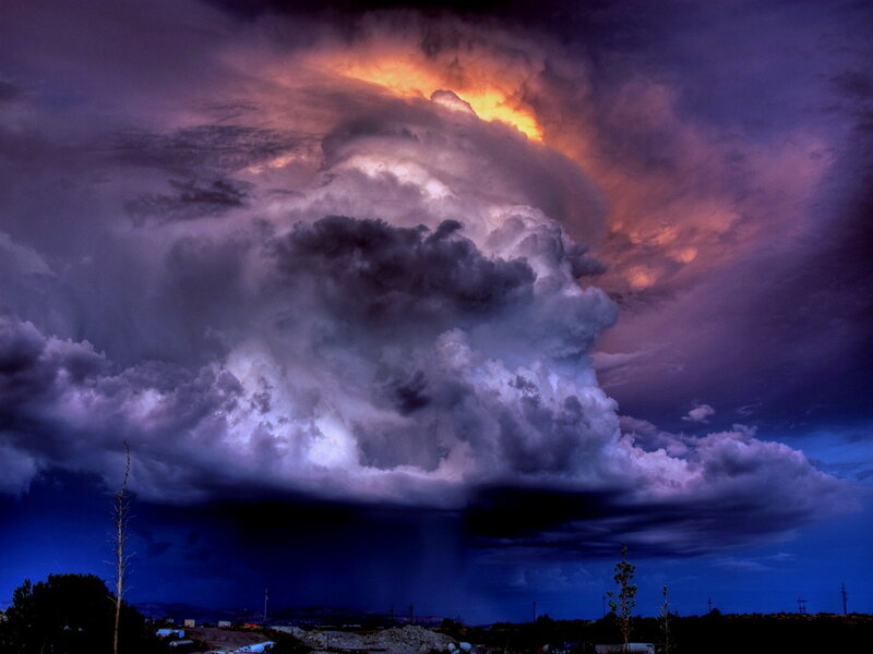 Storm Cloud Formation — Purple