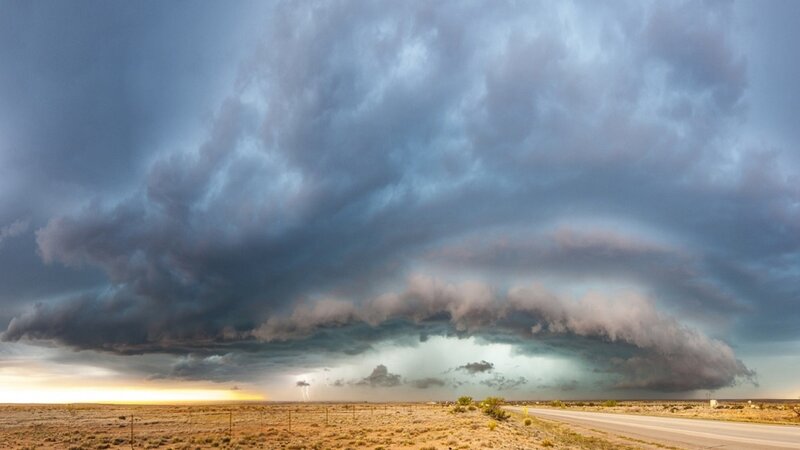 Storm Cloud over Desert
