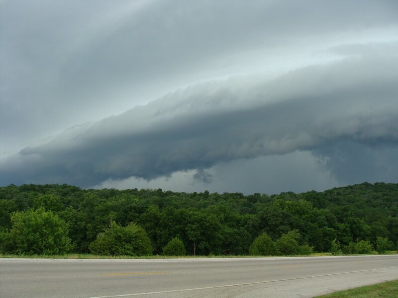 Storm Cloud over Forest