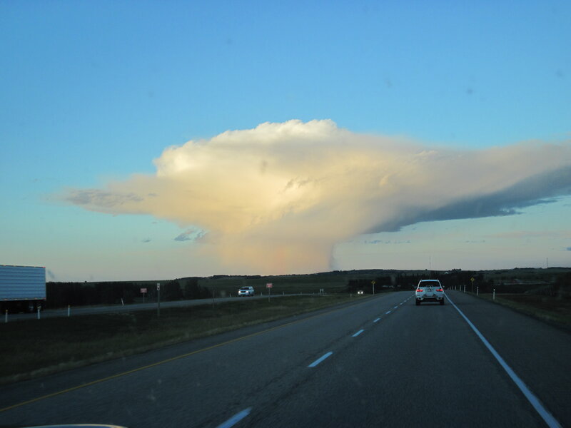 Storm Cloud over Highway