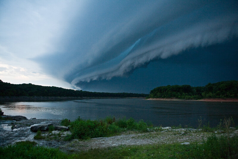 Storm Cloud over Lake