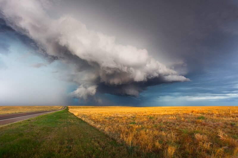 Storm Cloud over Prairie