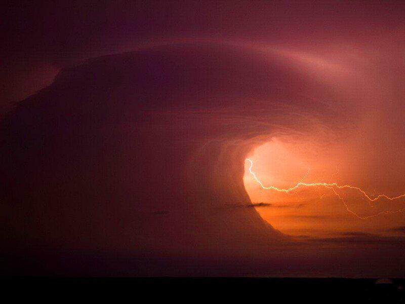 Storm Cloud with Lightning
