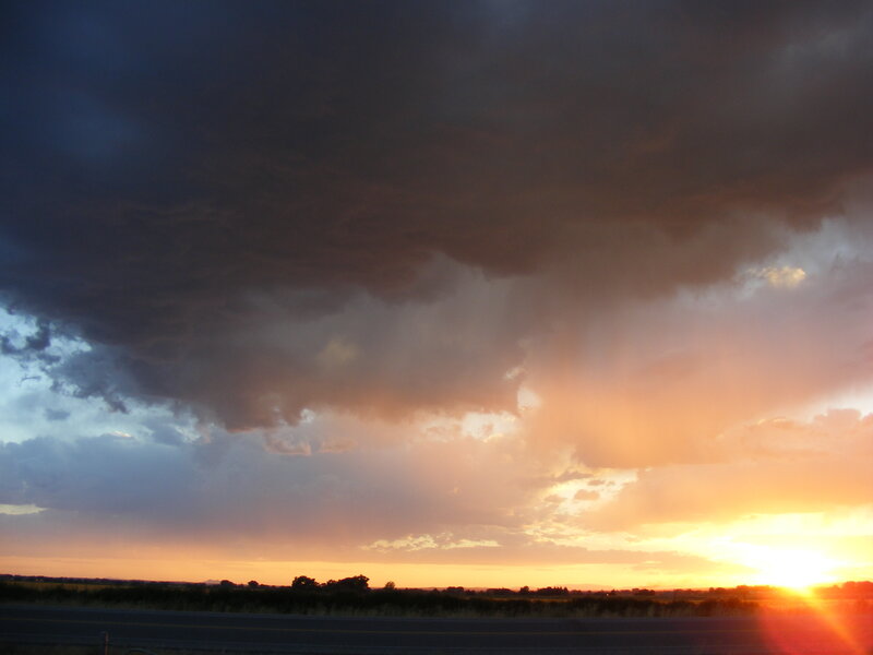 Storm Clouds at Sunset