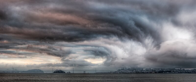 Storm Clouds over Bay