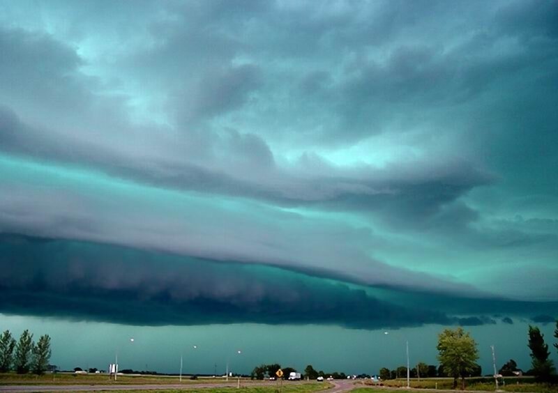 Storm Clouds over Field