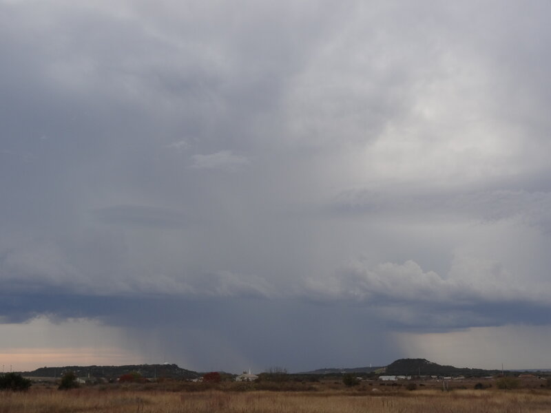 Storm Clouds over Hills — Gray
