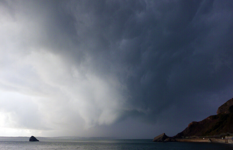 Storm Clouds over Sea — Gray