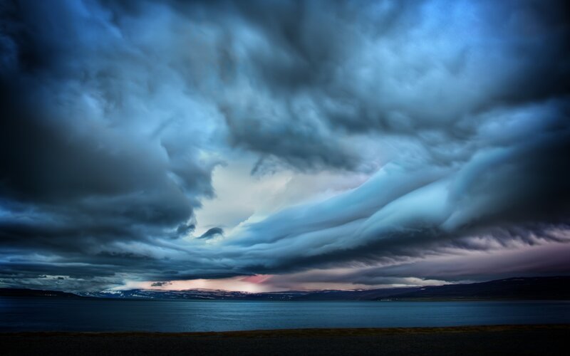Storm Clouds over Water