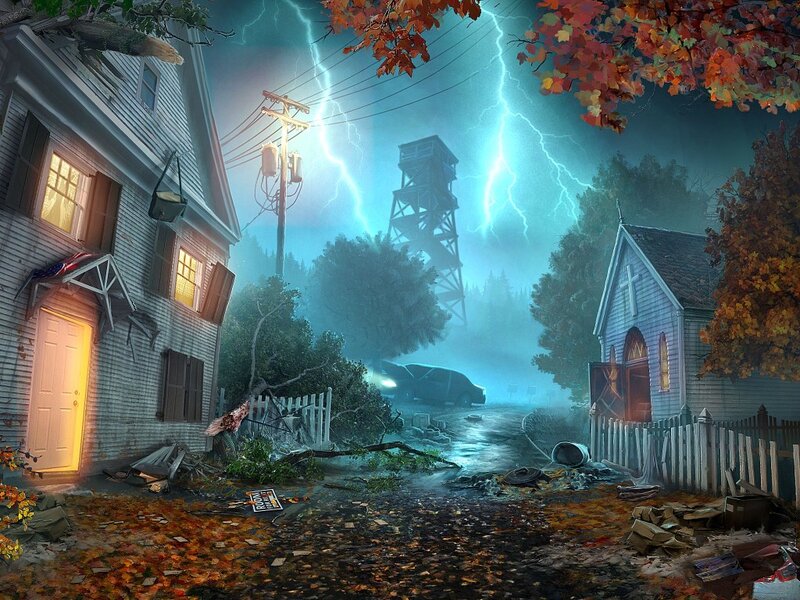 Storm-damaged Village