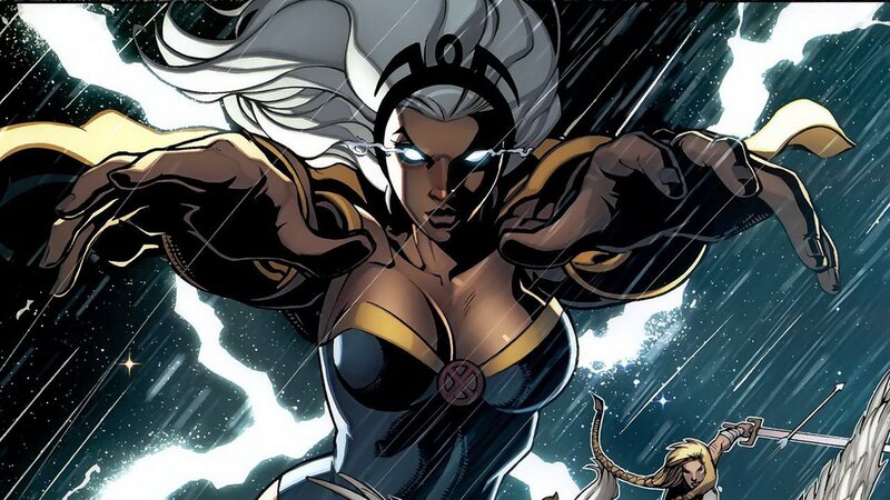 Storm in a comic panel