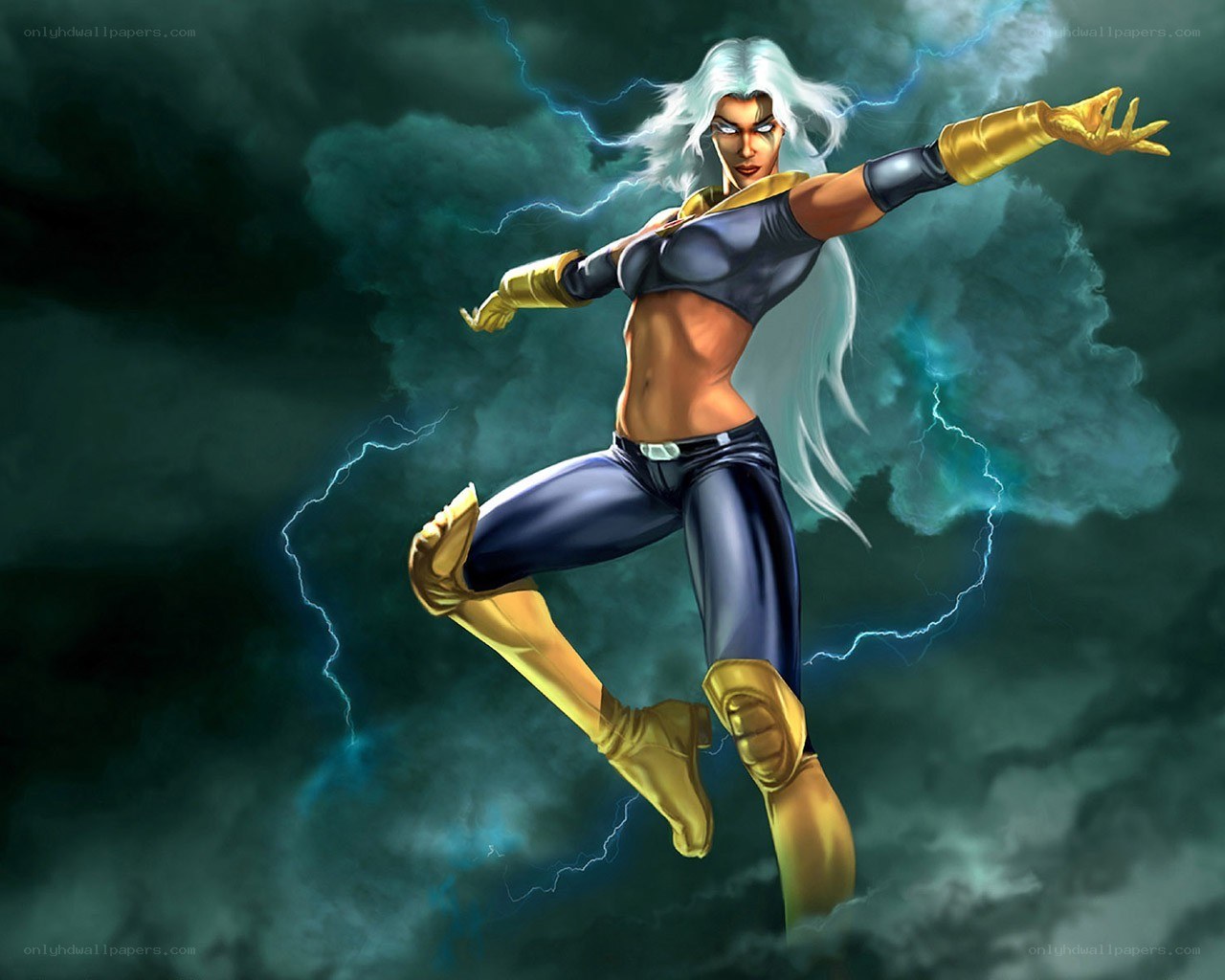 Storm in a lightning storm