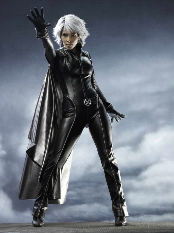Storm in black suit